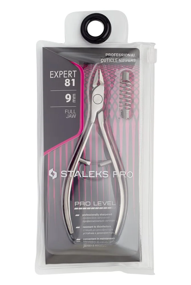 Кусачки Staleks профеcсиональные для кожи Staleks Expert 81 (9мм)