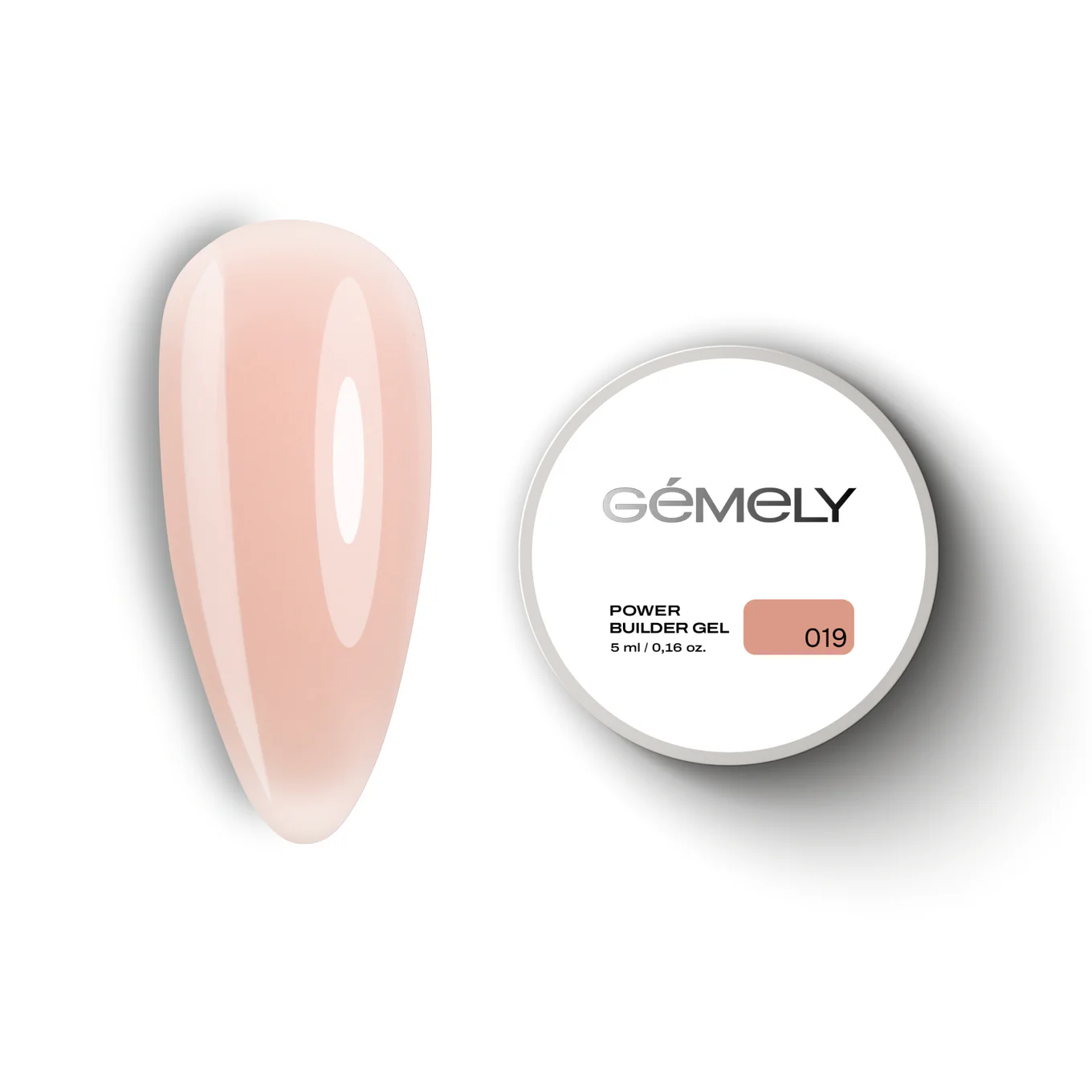 Гель GÉMELY ex GA&MA Power Builder Gel №019, 5 мл