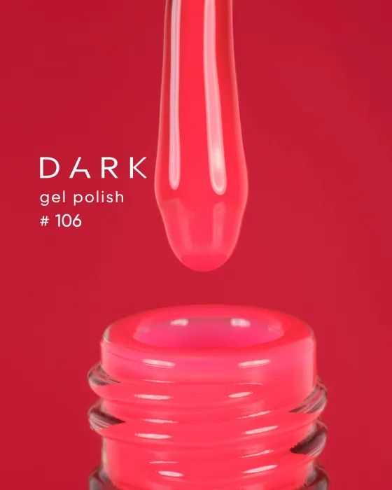 Гель-лак Dark gel polish №106, 6 мл