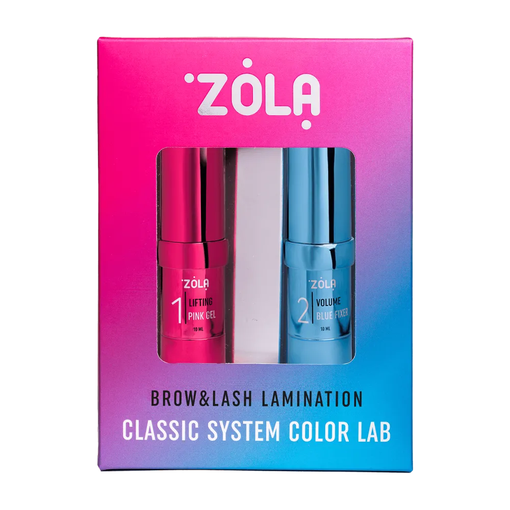 Набор для ламинирования ZOLA Color Lab Brow&Lash Lamination Classic System