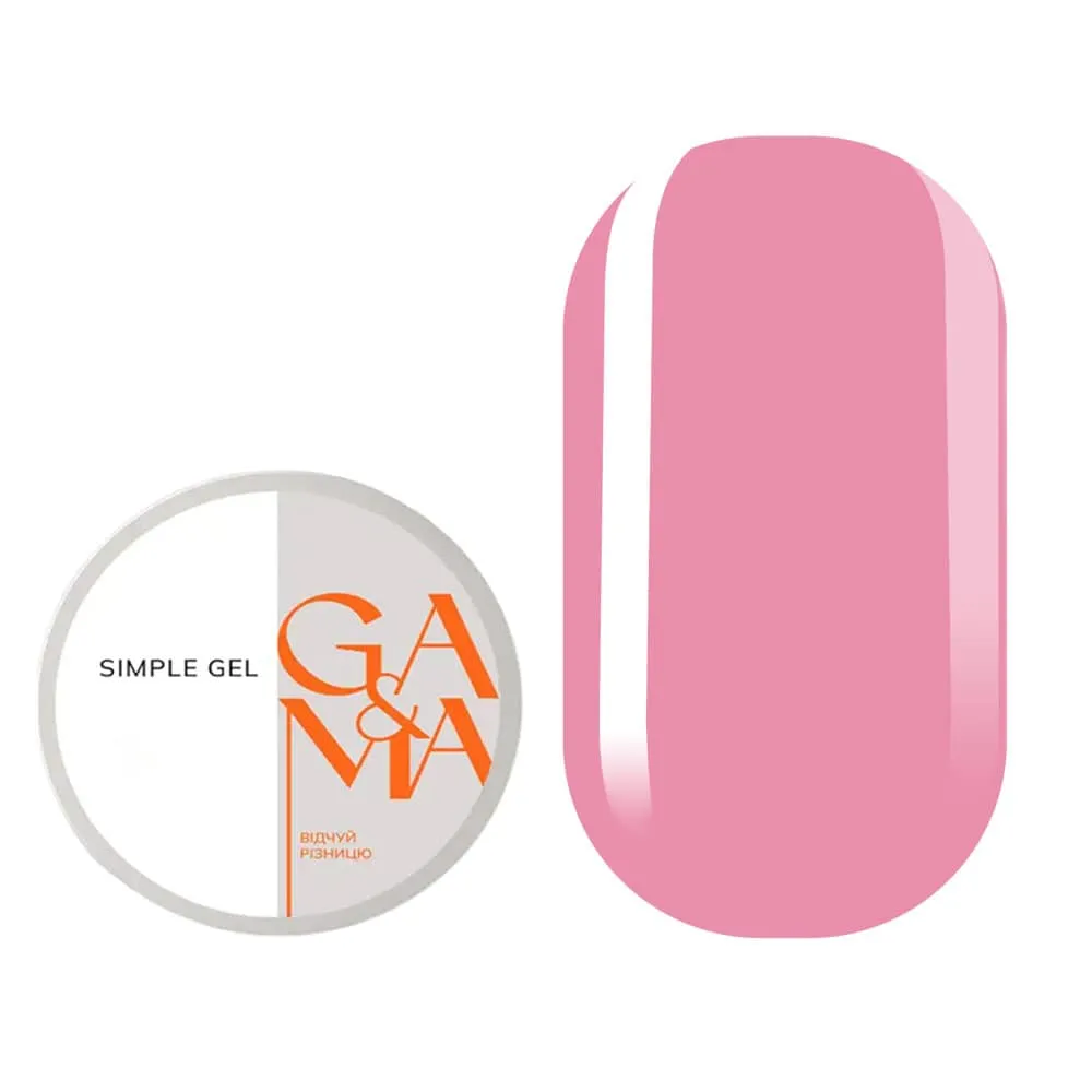 Гель GÉMELY ex GA&MA Simple gel №38 Chew Bar, 15 мл