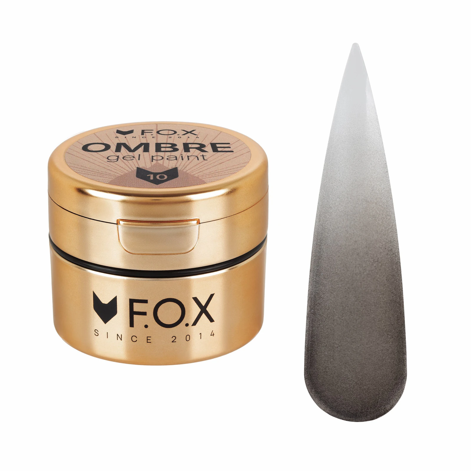 Гель-фарба для омбре F.O.X Ombre Gel Paint №010, 5 мл