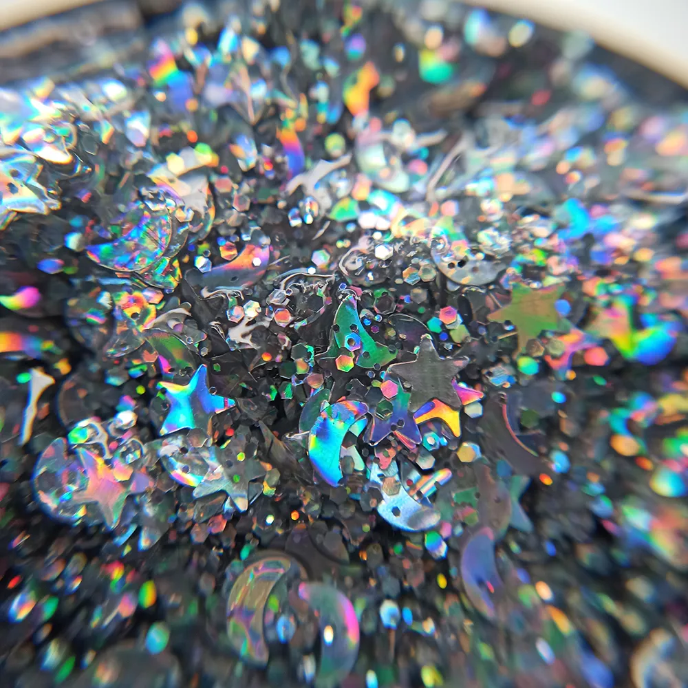 Гель Saga Professional Galaxy Glitter №4, 8 мл