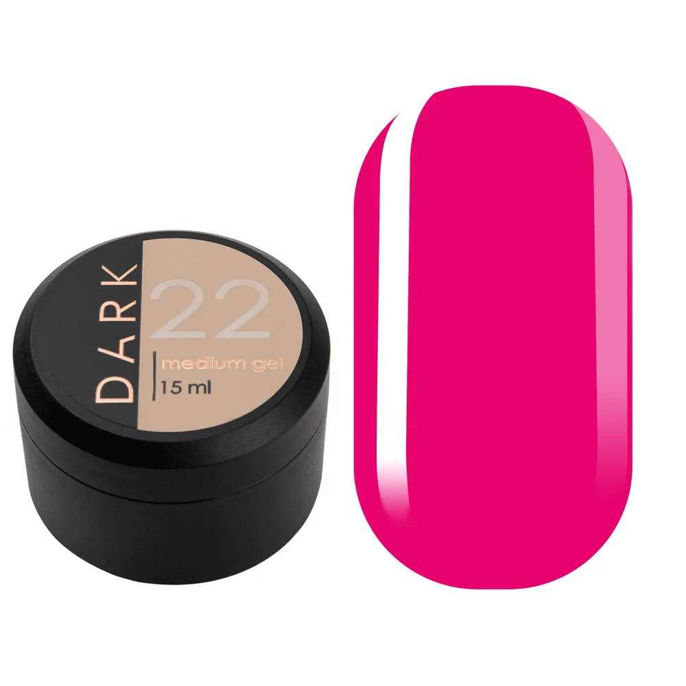 DARK Medium Gel №22, 15 мл, без пензлика