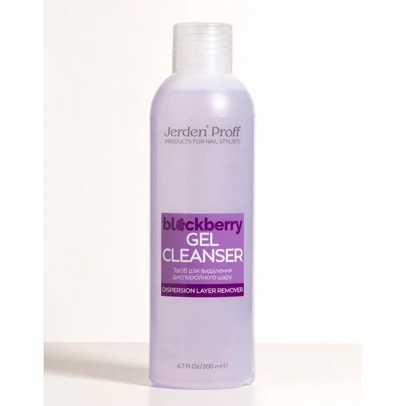 Засіб для зняття липкого шару Jerden Proff Gel Cleanser Ожина 200 мл