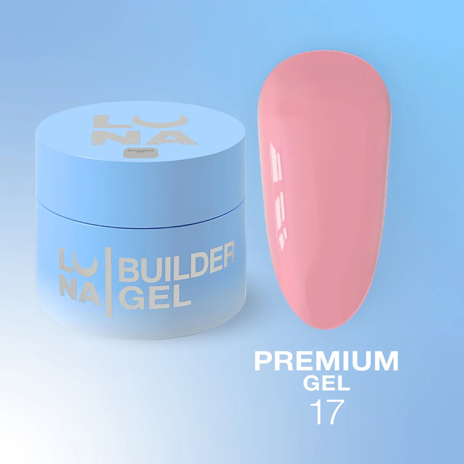 Камуфлюючий гель LUNA Premium gel 17, 15 мл