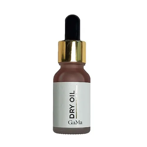 Масло сухое для кутикулы GÉMELY ex GA&MA Dry oil, вишня, без шиммера, 15 мл