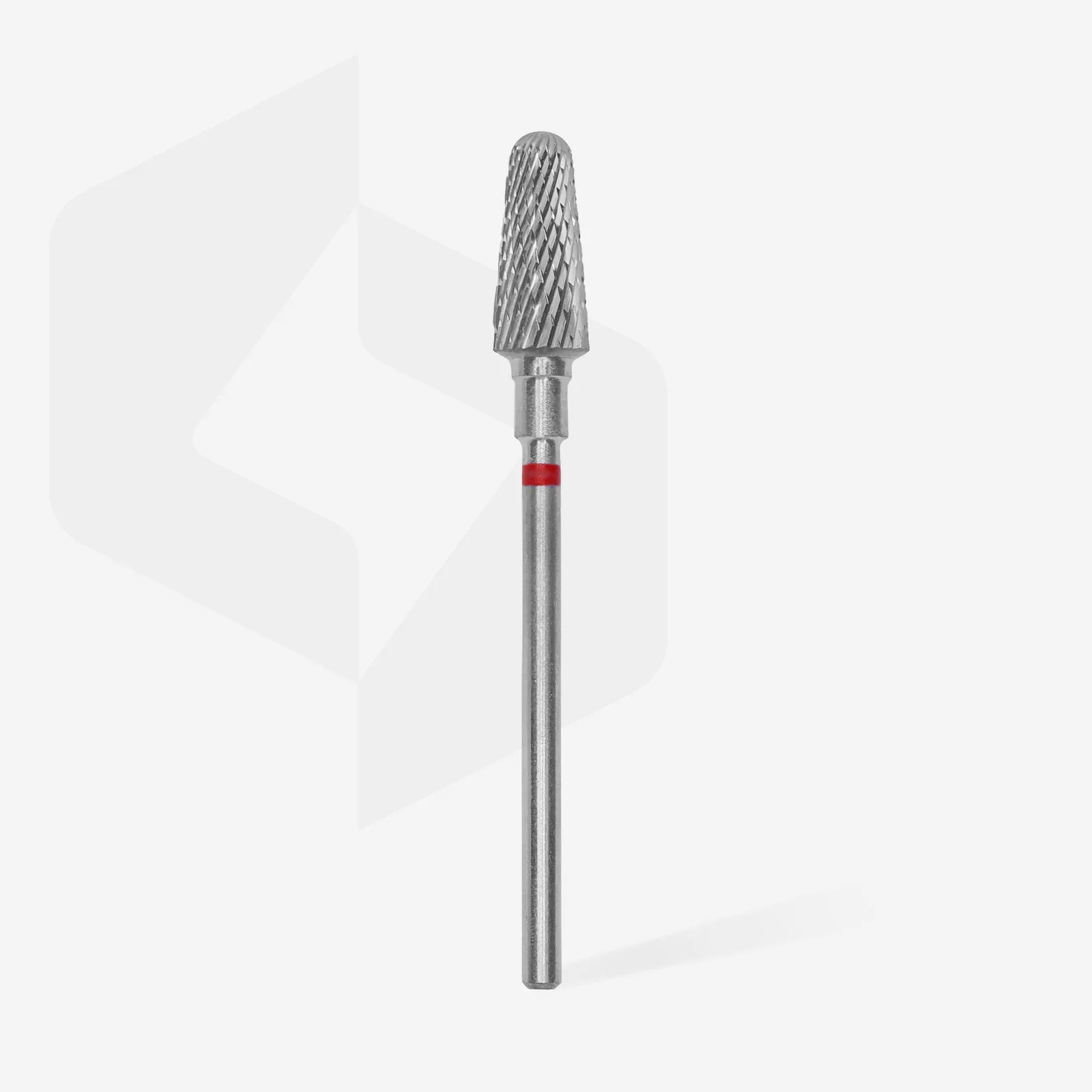 Фреза твердосплавная Staleks Expert усеченный конус красная диаметр 6 мм, рабочая часть 14 мм