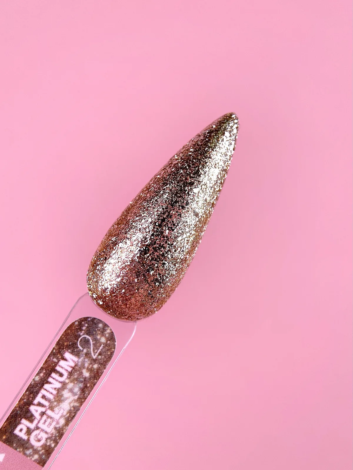 Блестки для ногтей LUNA Platinum Gel №2, 5 мл