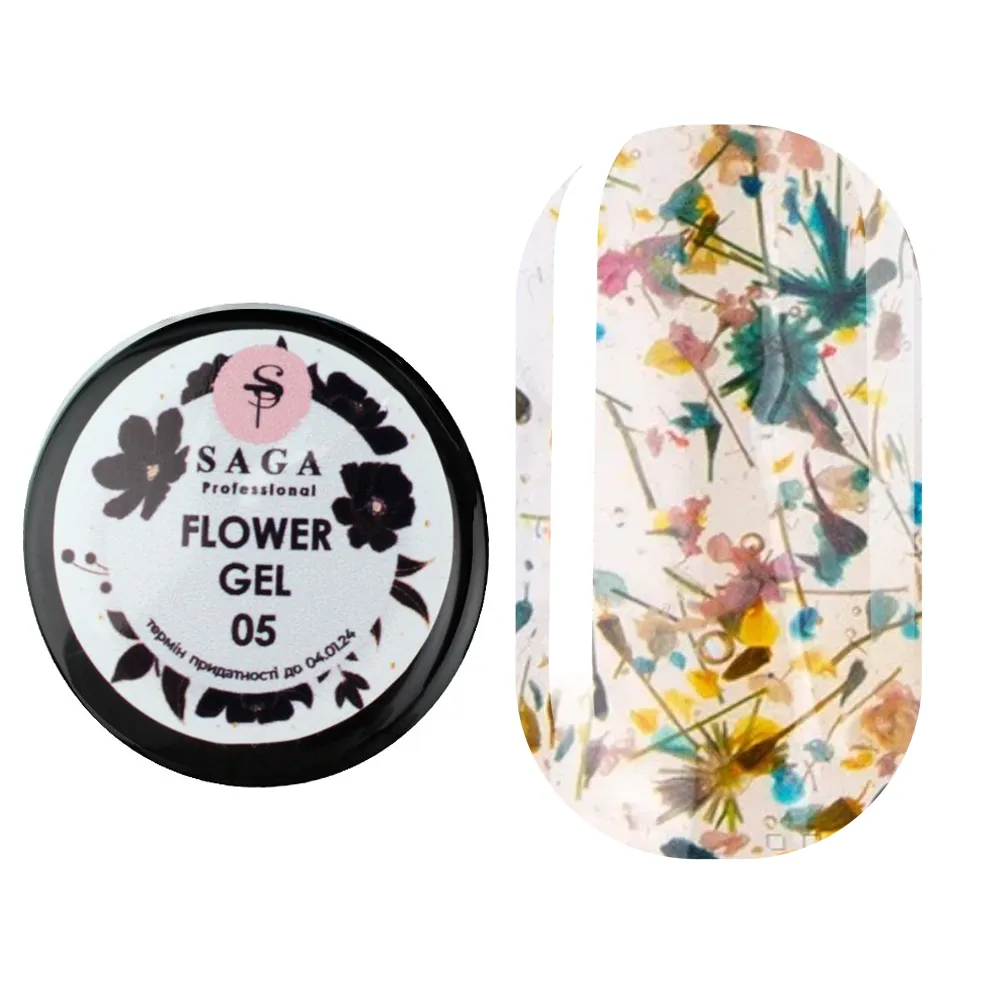 Гель SAGA Professional Flower Gel 5, 5 мл