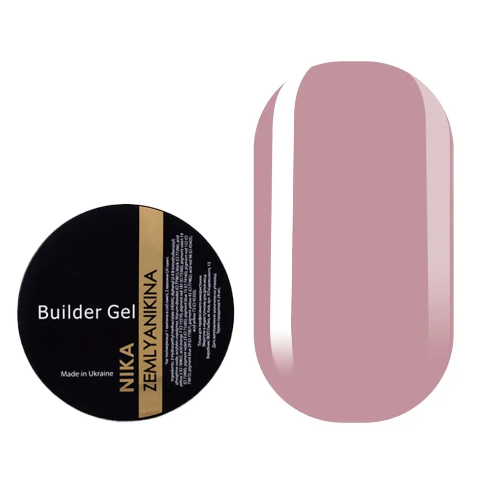 Камуфлюючий гель Nika Zemlyanikina Builder gel Rose, 30 мл