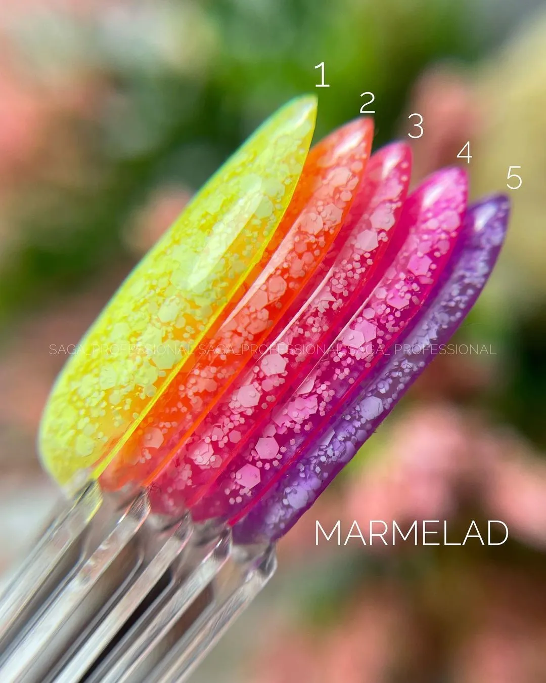 Гель-лак Saga Professional Marmalade №4, 9 мл