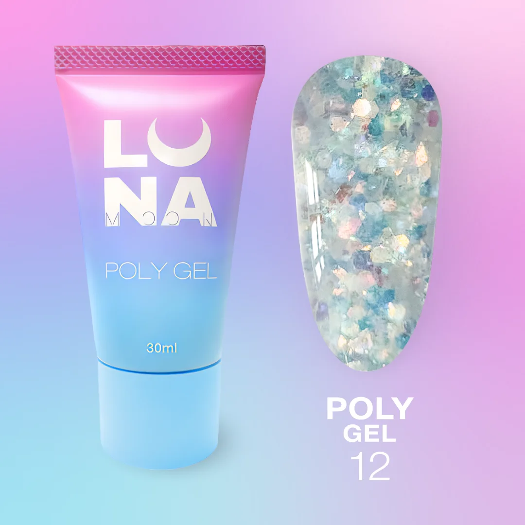 Полигель для наращивания LUNA Poly Gel №12, 30 мл