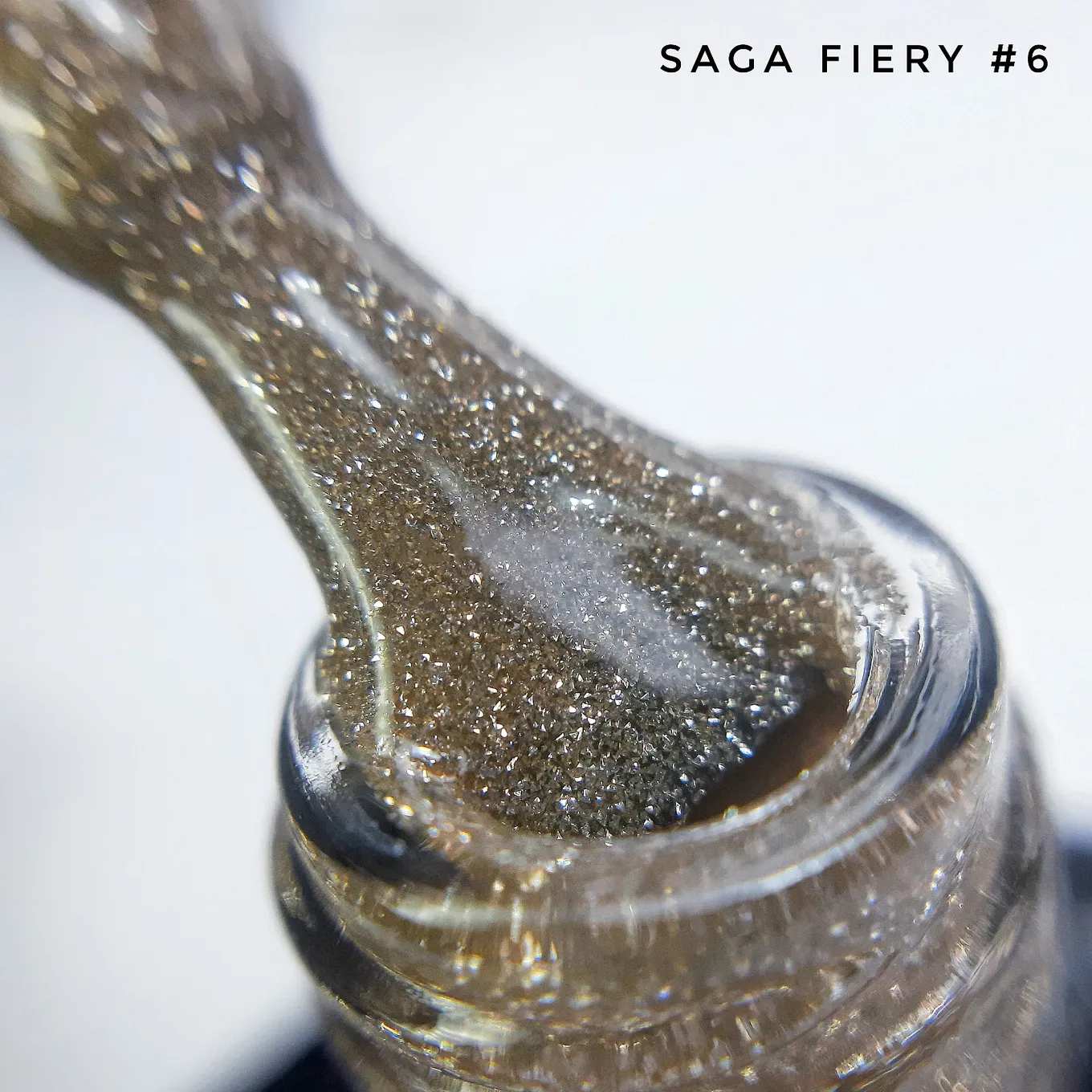Гель-лак Saga Professional  Fiery gel № 6, 8 мл