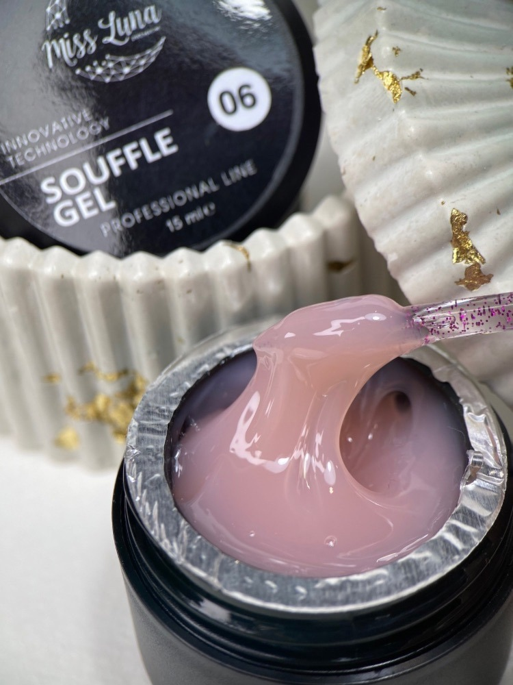 Souffle gel Miss Luna Premium №06, 15 мл