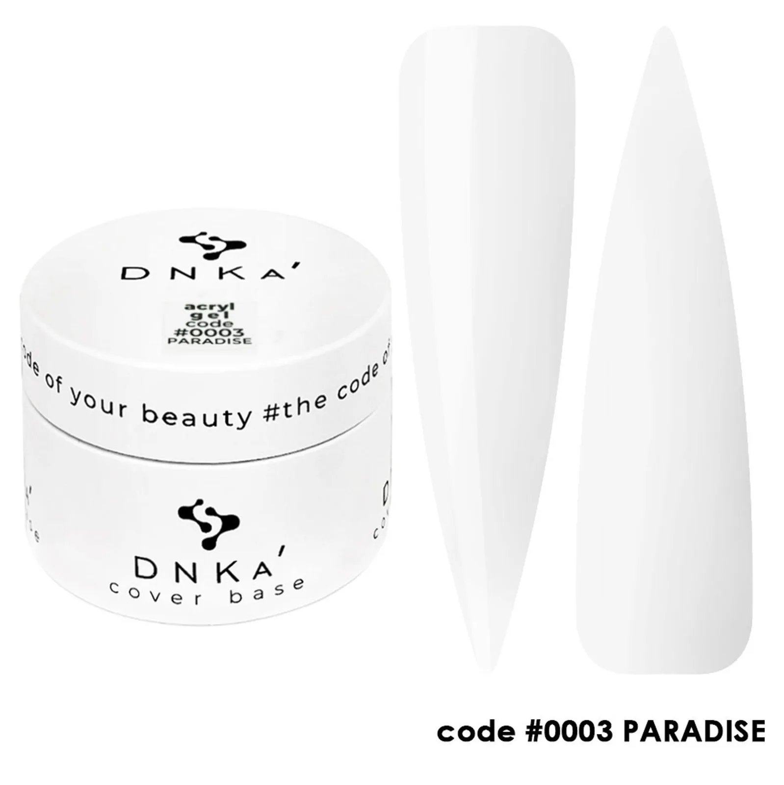 Акрил-гель DNKa №3 Paradise, туба, 30 мл