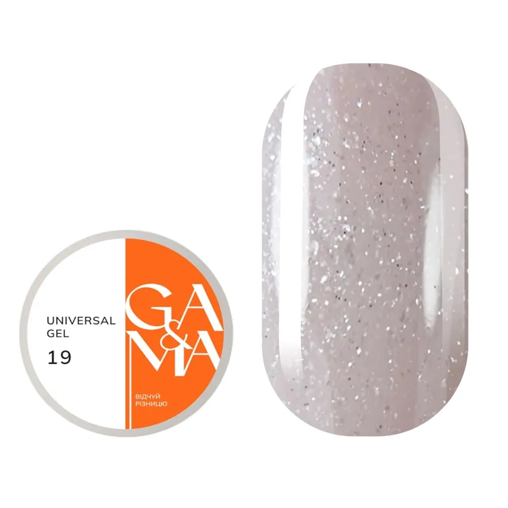 Жидкий гель GÉMELY ex GA&MA Universal gel №19, 30 мл
