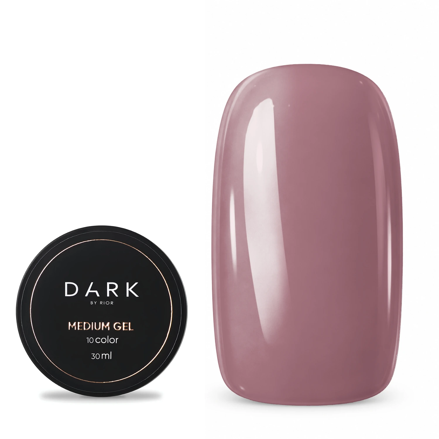 DARK Medium Gel №10, 30 мл, без пензля