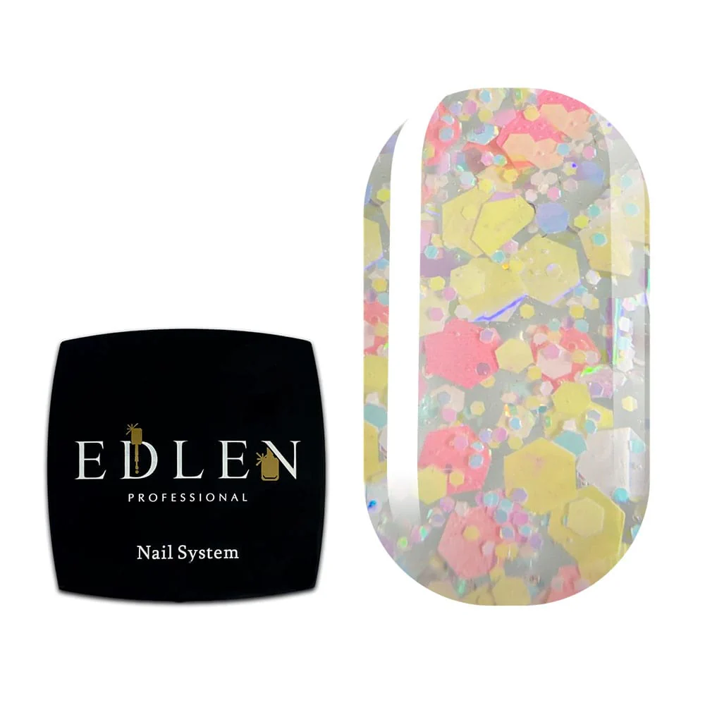 Edlen Confetti Glitter №4, 5 мл