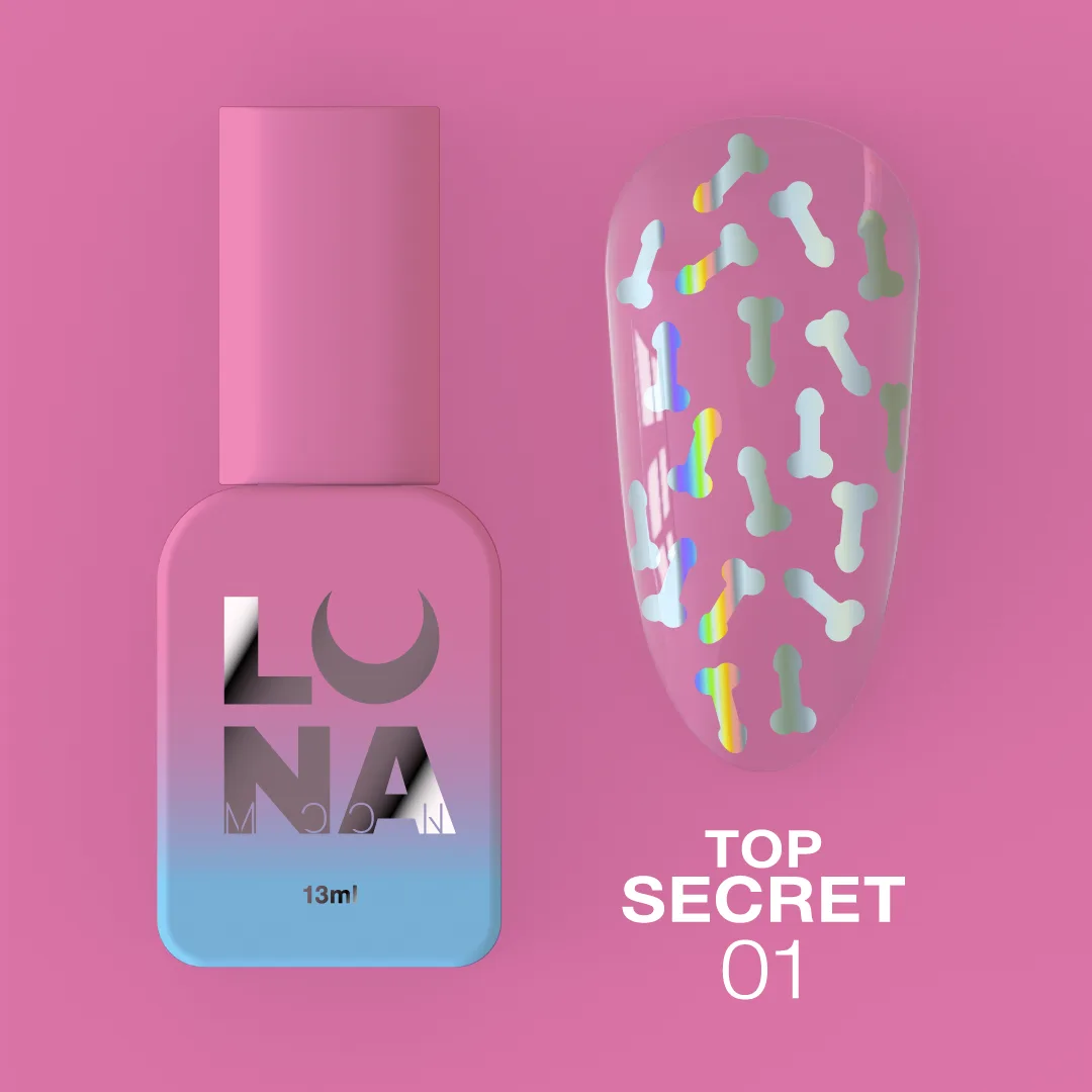 Топ для гель-лаку LUNA Secret №1, 13 мл