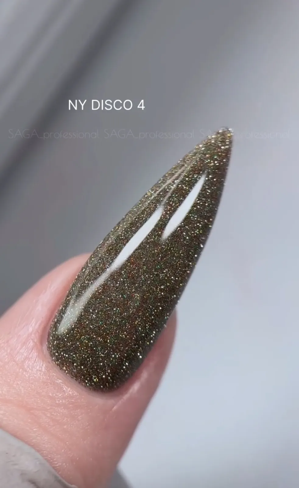 Гель-лак Saga, лімітована колекція NY DISCO №4, світловідбиваючий, 9 мл