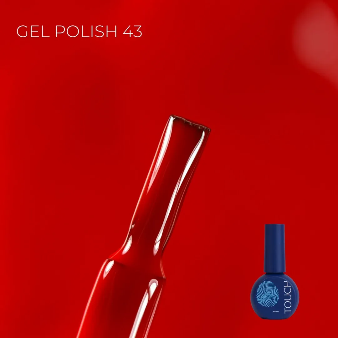 Гель-лак Touch gel polish №43, 9 мл