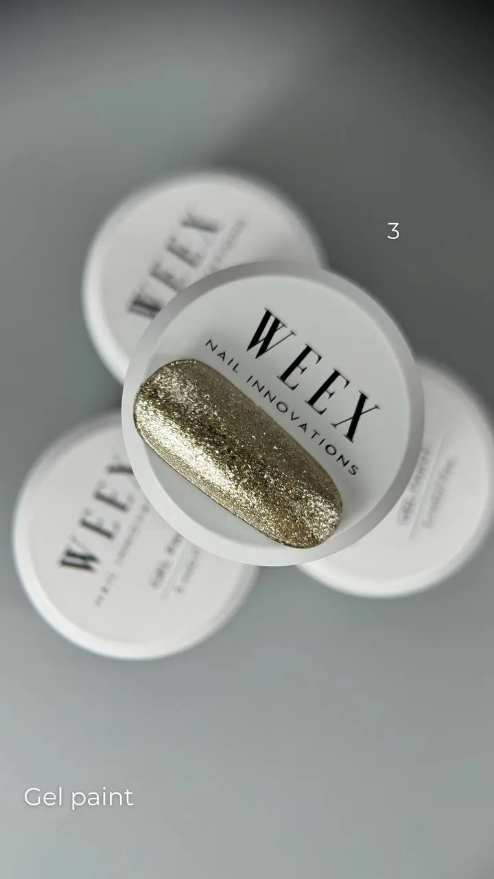 Гель-краска WEEX Gel paint №3