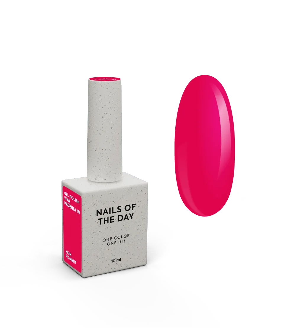 Гель-лак NAILSOFTHEDAY Let's special Viva Magenta - 177, 10 мл