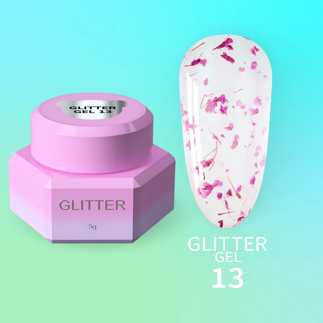 Блискітки для нігтів You Are Cute Glitter Gel №13, 5 мл