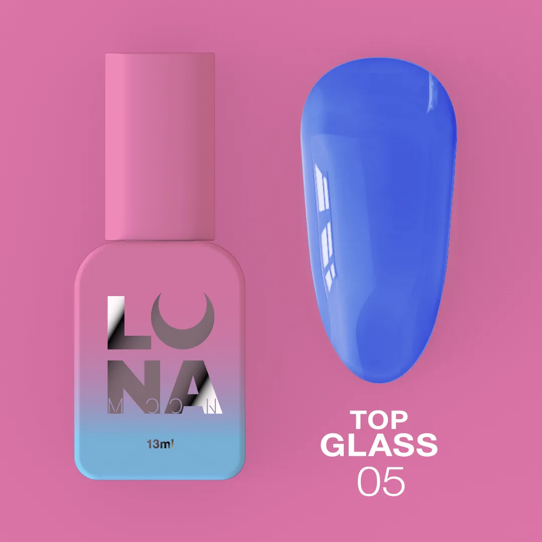 Топ для гель-лаку LUNA Glass №5, 13 мл