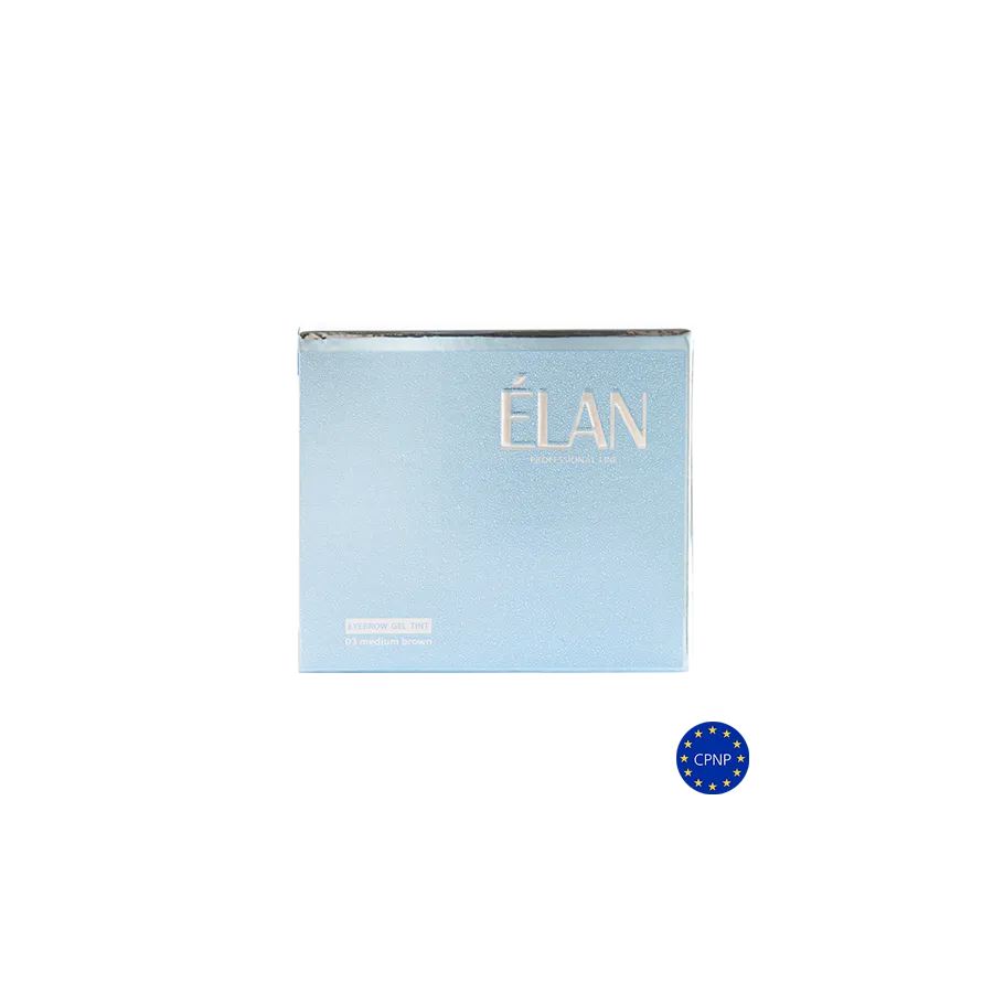 Гель-фарба для брів з окислювачем ELAN, тон 03, світло-коричневий, СЕТ