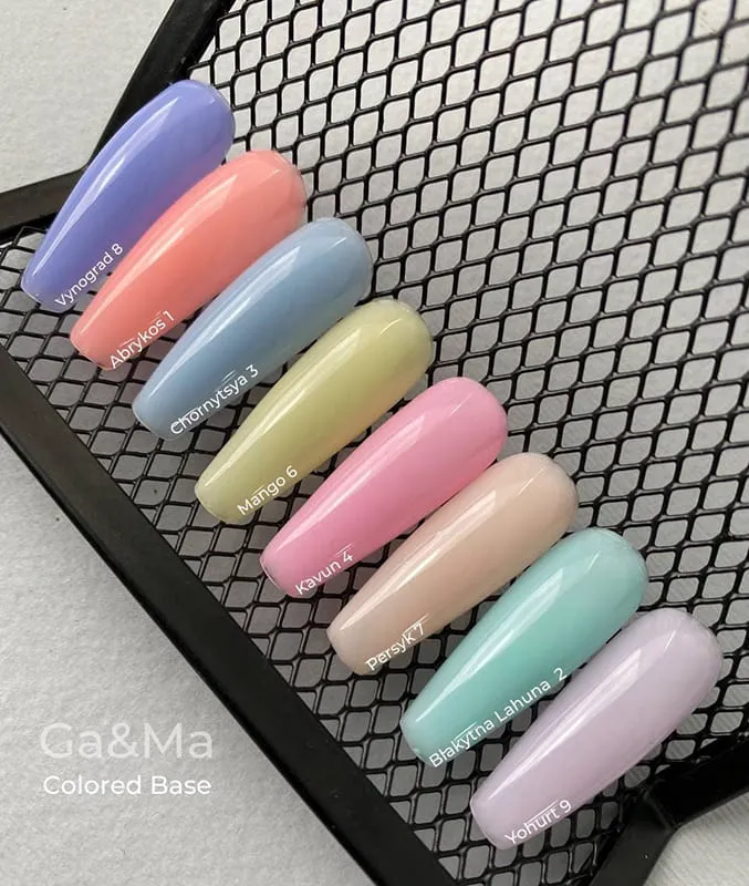 База цветная GÉMELY ex GA&MA Colored base №1 абрикос, 15 мл