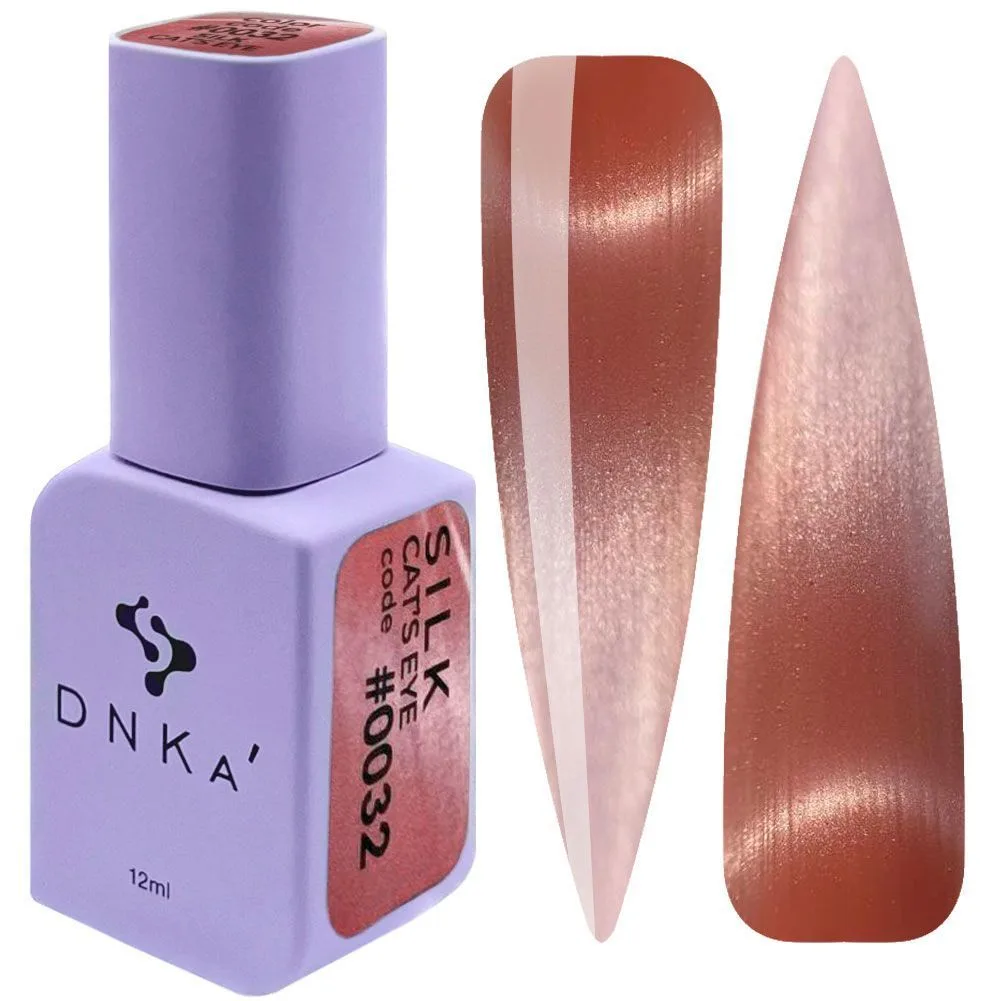 Гель-лак DNKa Cat's Eye, №0032, SILK, 12 мл