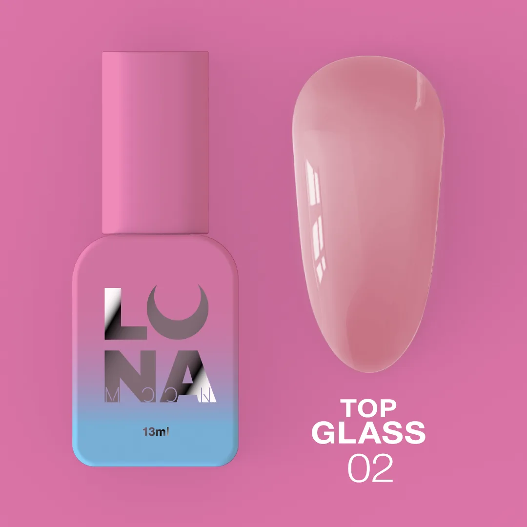 Топ для гель-лака LUNA Glass №2, 13 мл