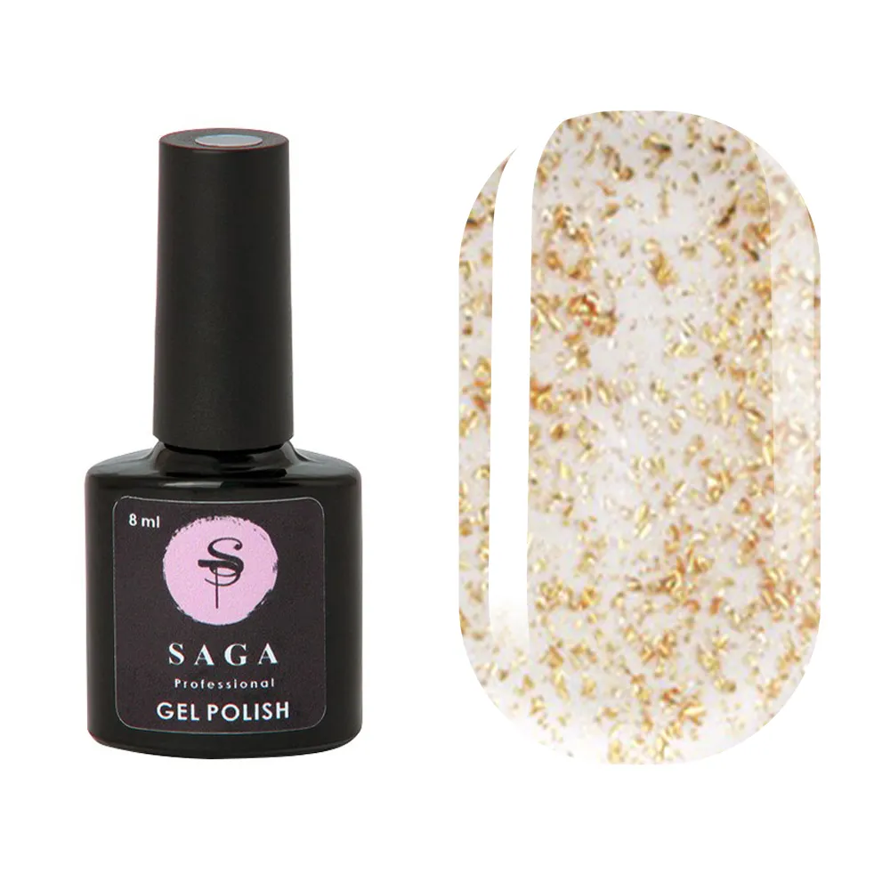 Топ Saga Professional LEAF GOLD без липкого шару, 8 мл