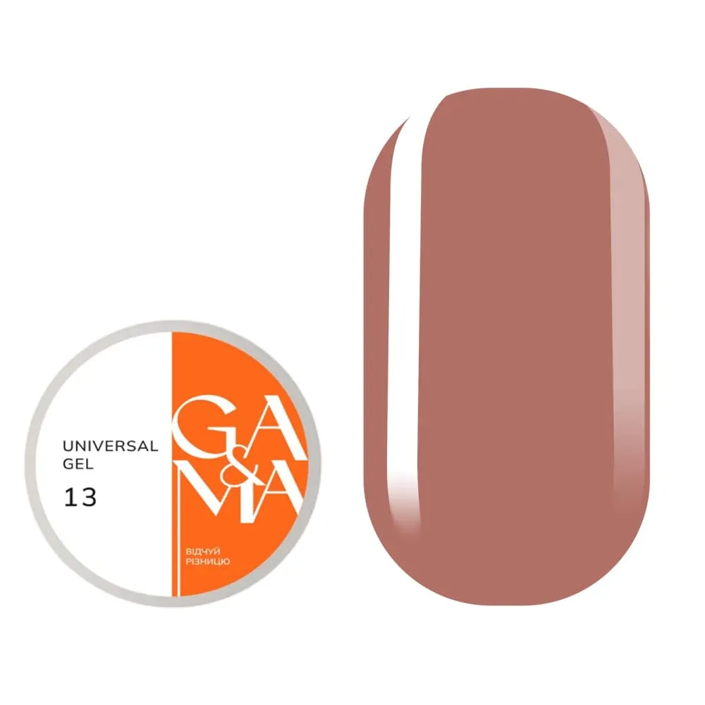 Жидкий гель GÉMELY ex GA&MA Universal gel №13, 30 мл