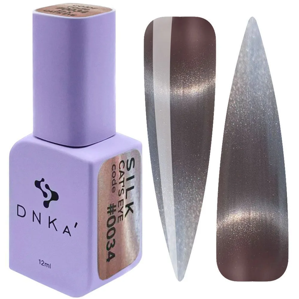 Гель-лак DNKa Cat's Eye, №0034, SILK, 12 мл