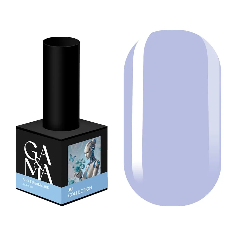 Гель-лак GÉMELY ex GA&MA №206, AI collection, Airy Dreams, 10 мл