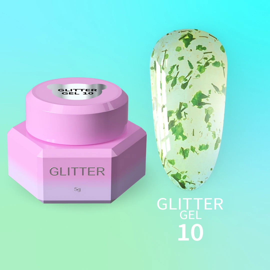 Блискітки для нігтів You Are Cute Glitter Gel №10, 5 мл