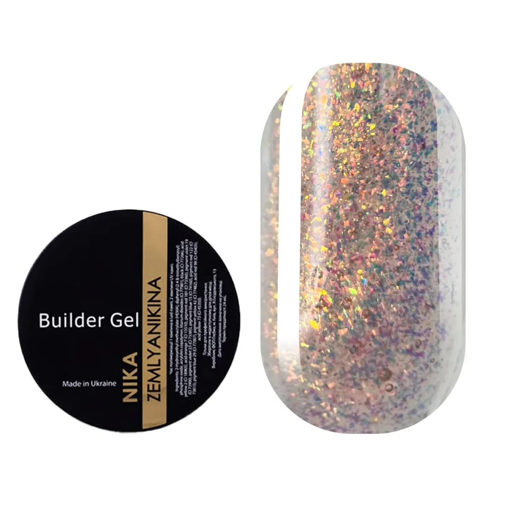 Гель для нарощування Nika Zemlyanikina Builder gel Festival №05, 15 мл