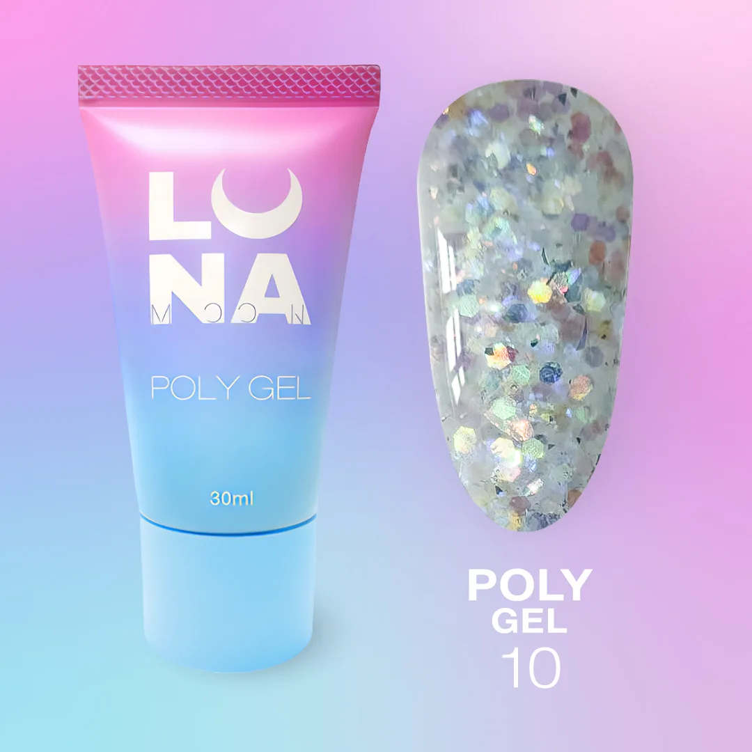 Полигель для наращивания LUNA Poly Gel №10, 30 мл