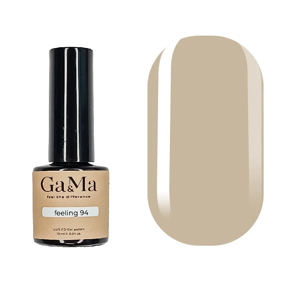 Гель-лак GÉMELY ex GA&MA Liquid pastel 94 Feeling, 10 мл