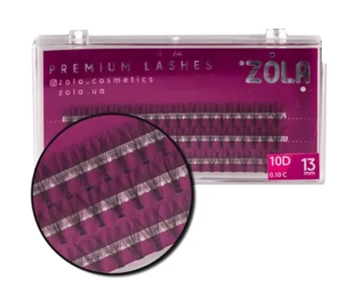 Ресницы-пучки ZOLA 10D (13mm)