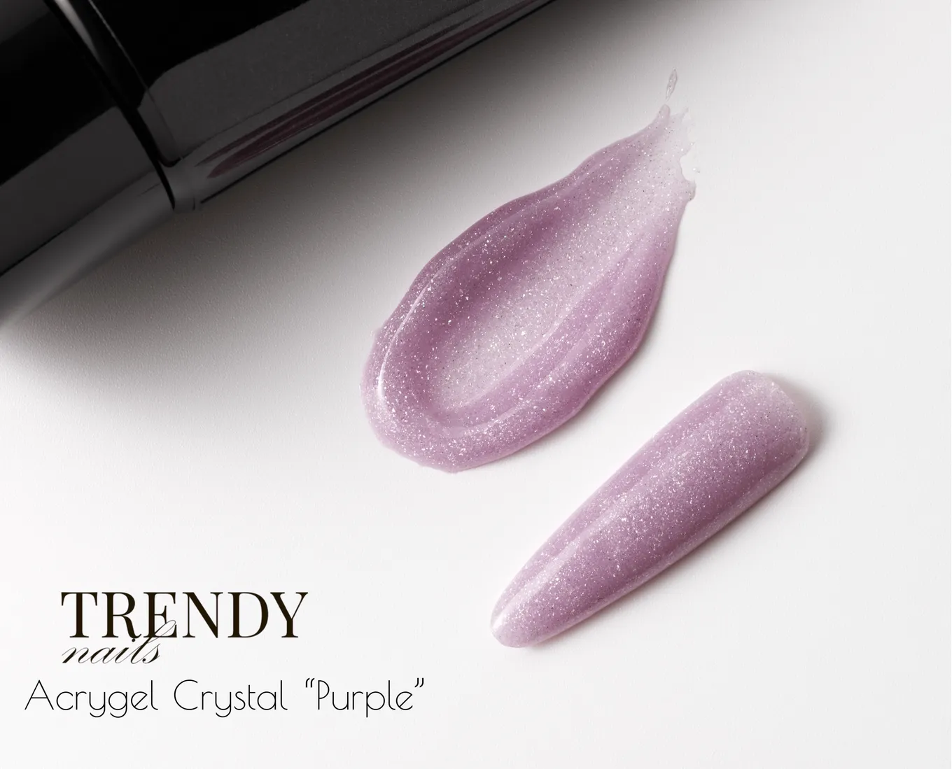 Акригель Trendy Nails Crystal Purple, 15 г