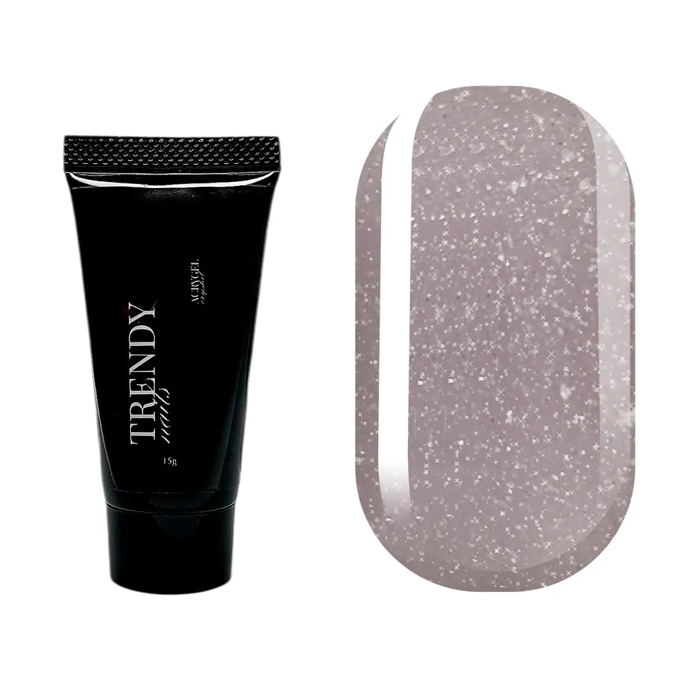 Акригель Trendy Nails Crystal Purple, 15 г