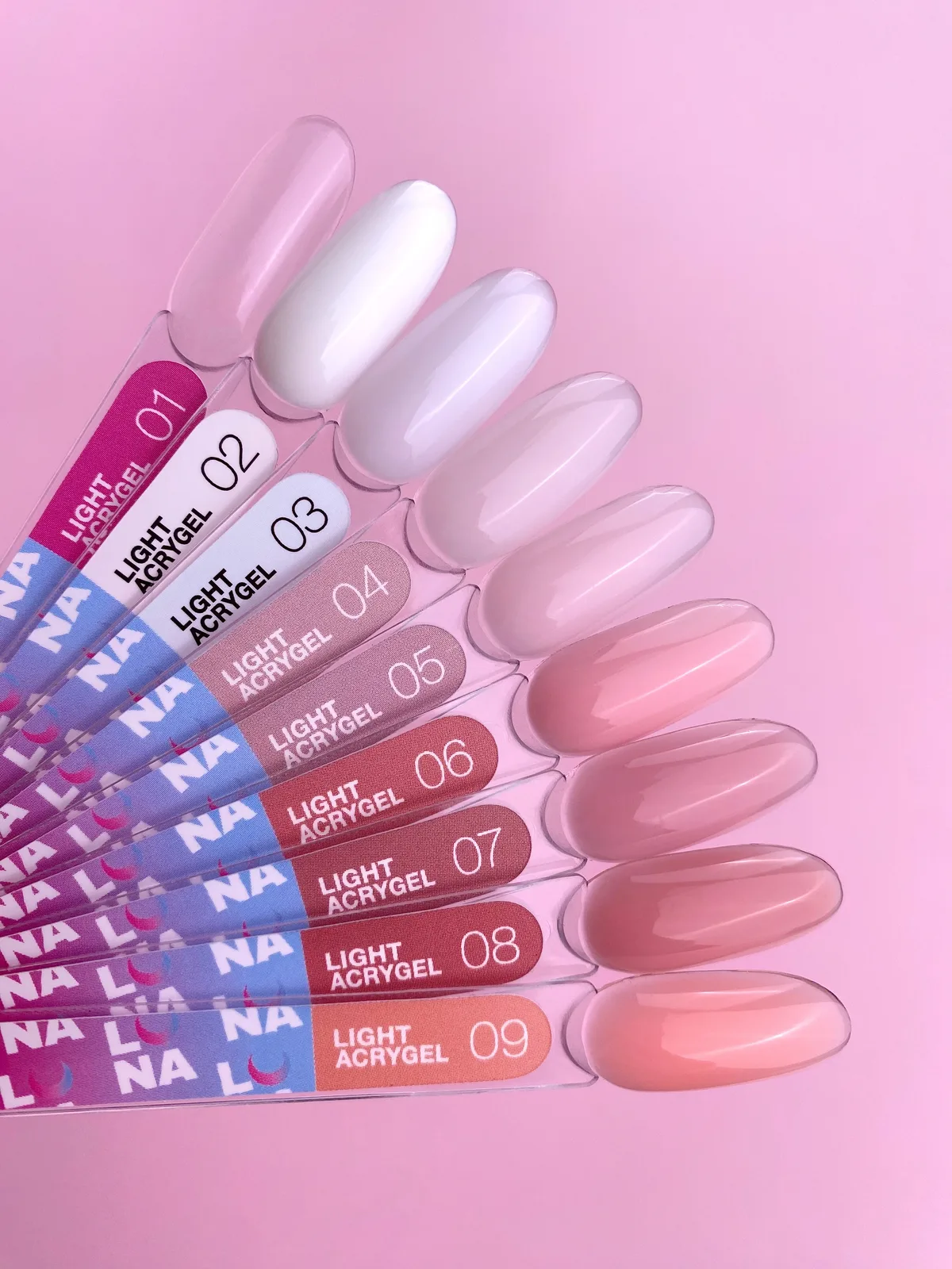 Акрил-гель LUNA Light Acrygel №1, прозорий, 30 мл
