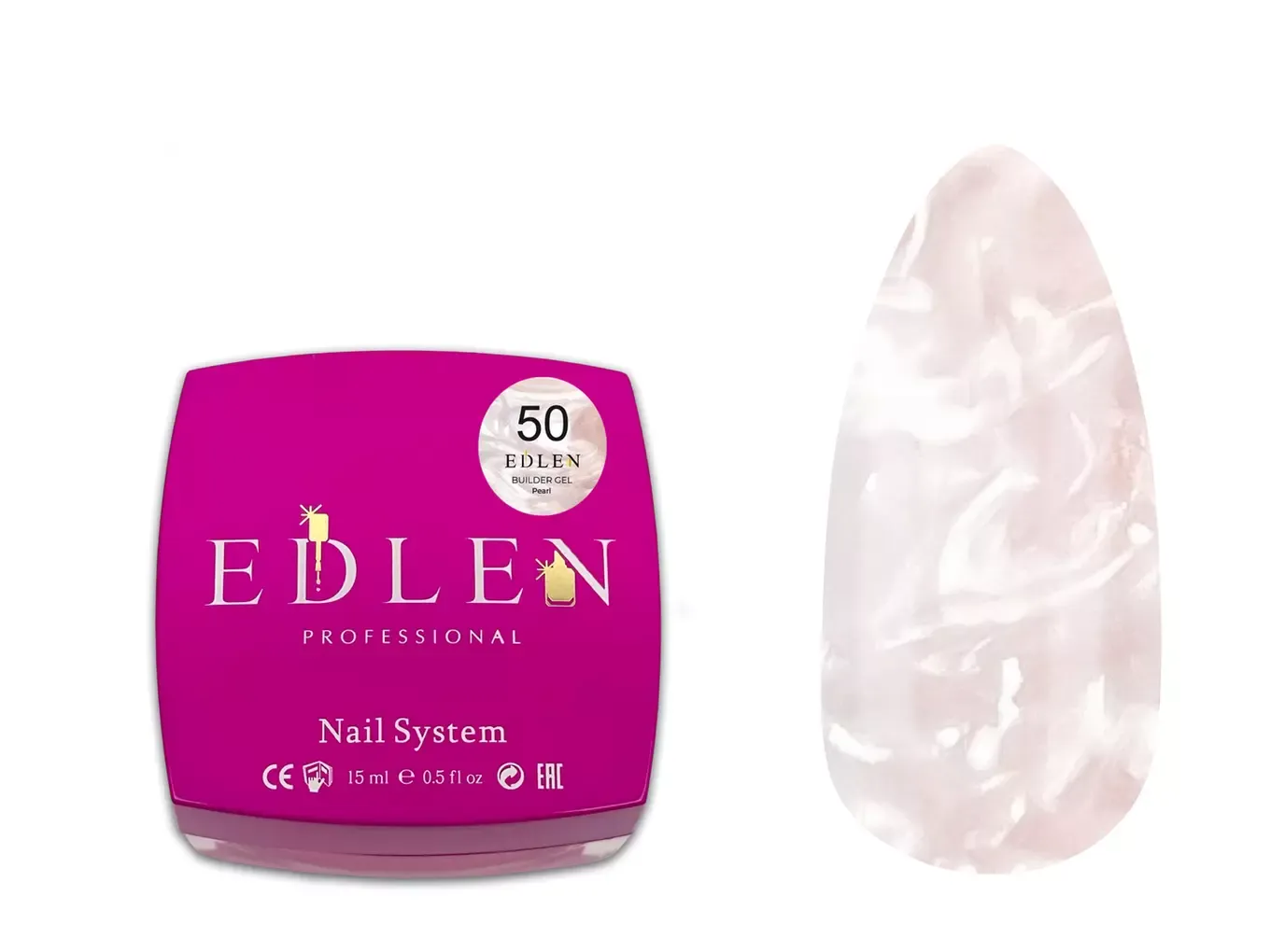 Edlen Builder Gel Pearl №50, 30 мл