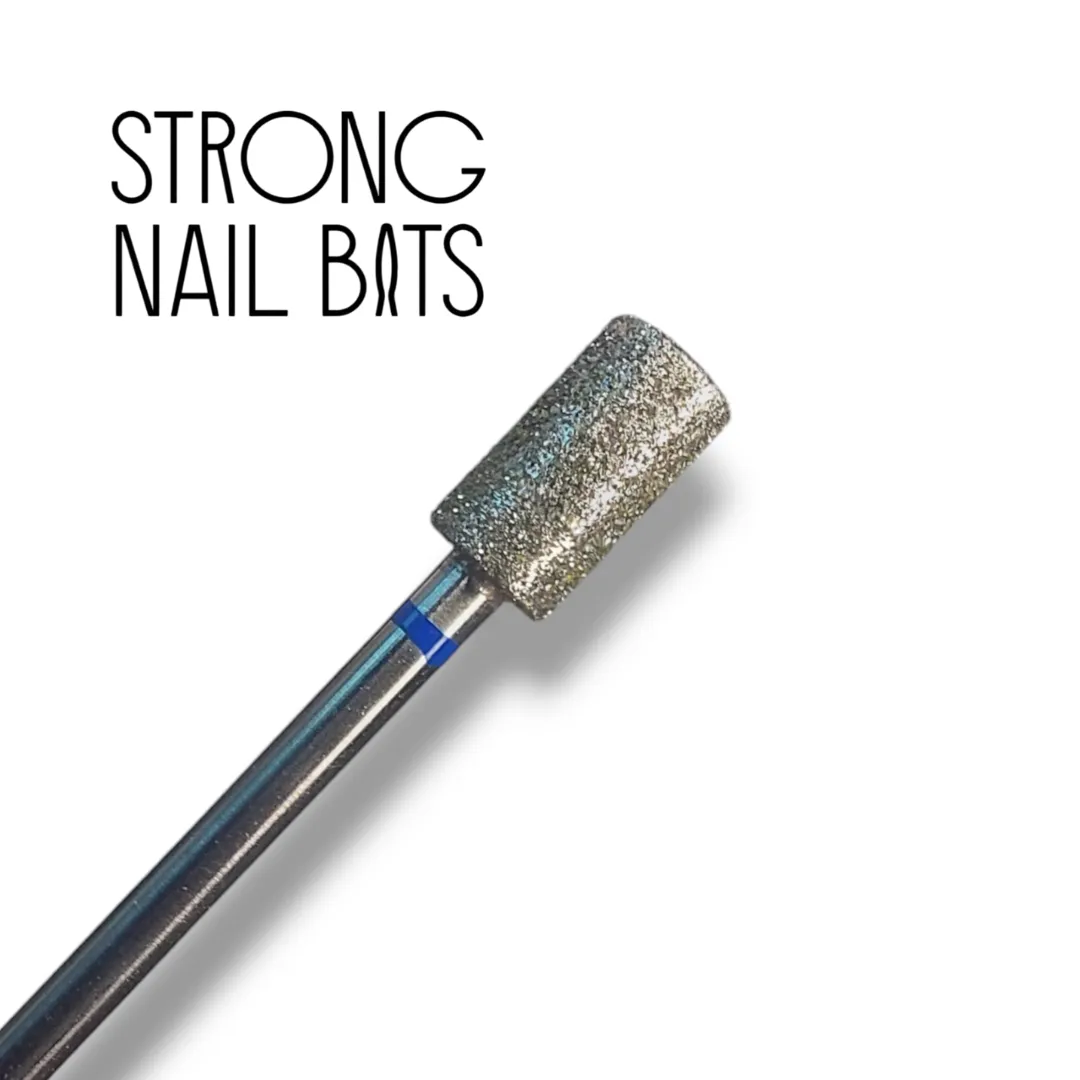 Фреза алмазна STRONG NAIL BITS циліндр синя 0,5 см