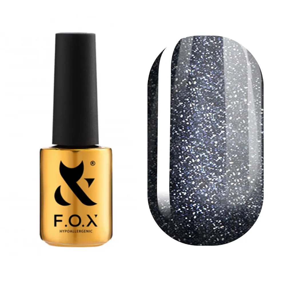 F.O.X base Cat Eye №005 (чорний), 7 мл