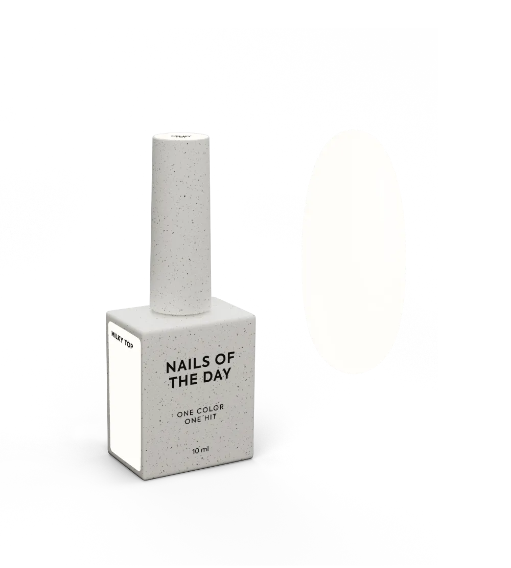 Top NAILSOFTHEDAY Milky, 10 мл